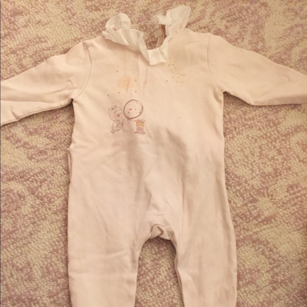 Baby girls footie outfit by Chloe